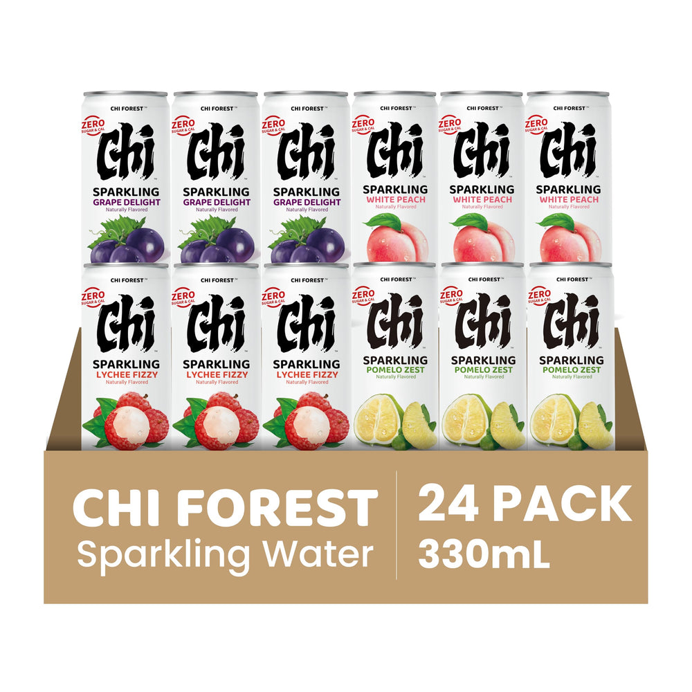 CHI FOREST packs on display emphasize variety and shareability during gatherings.