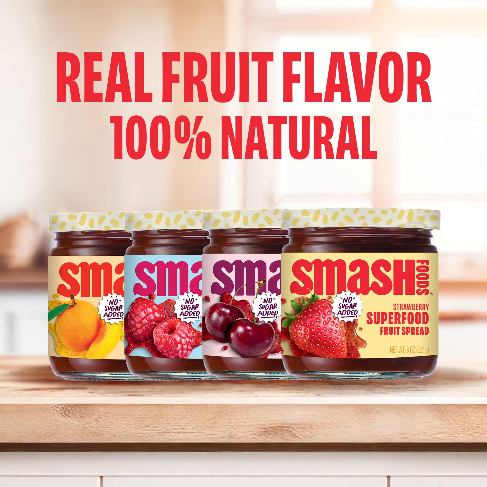 Chia Smash jam swirled on toast highlighting natural sweetness and keto-friendly flavor.
