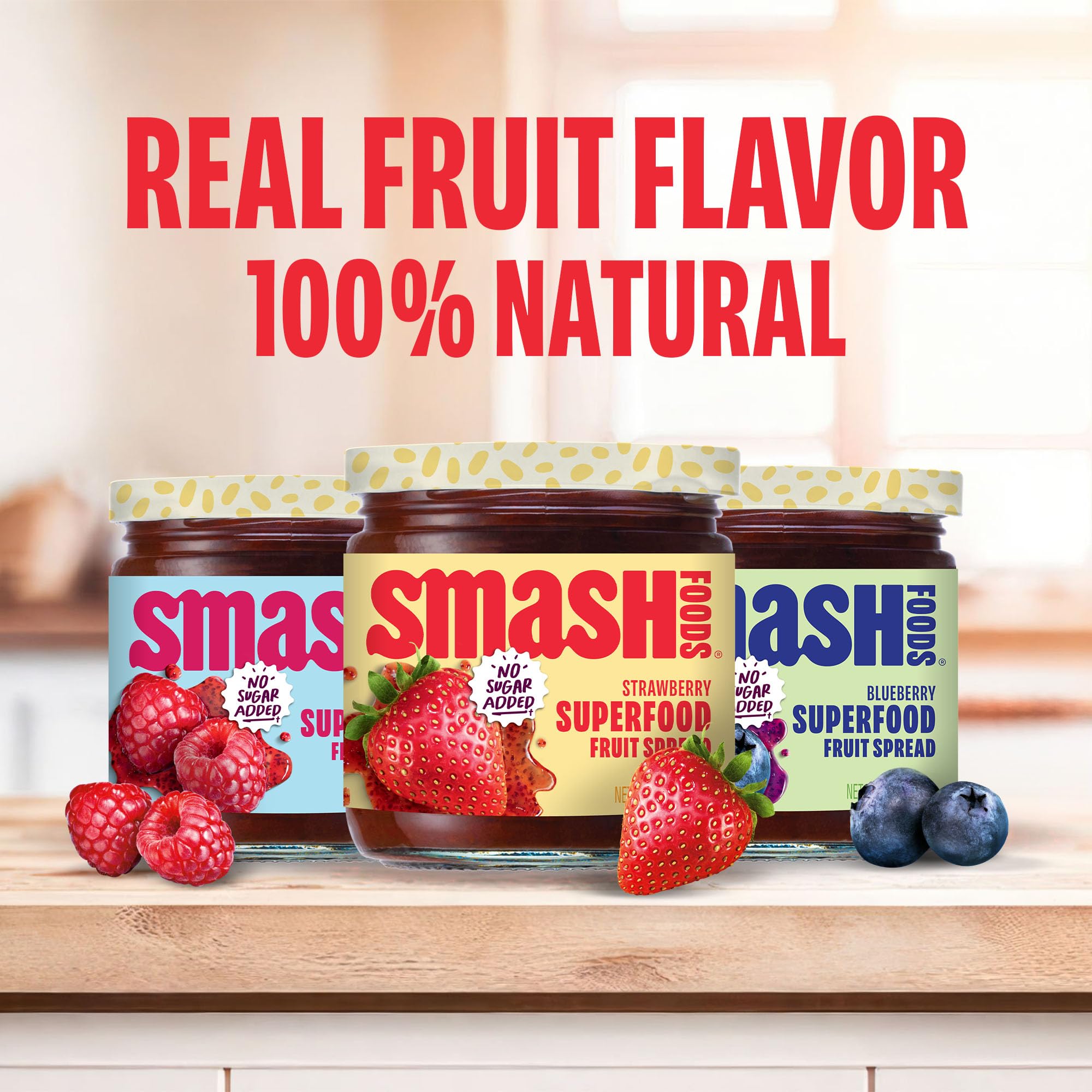 Chia Smash raspberry jam jar highlighting keto-friendly and paleo-friendly spread