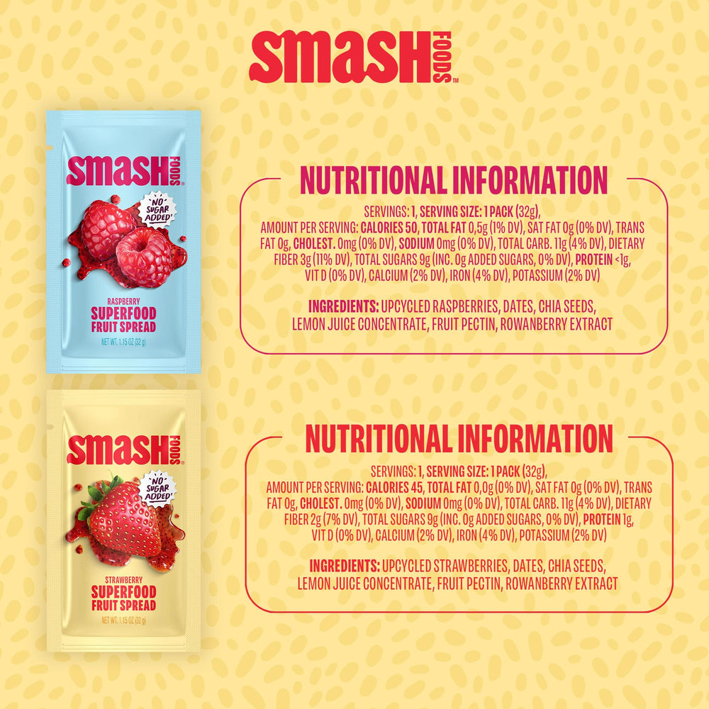 Chia Smash travel-friendly snack pouch for workouts and trips