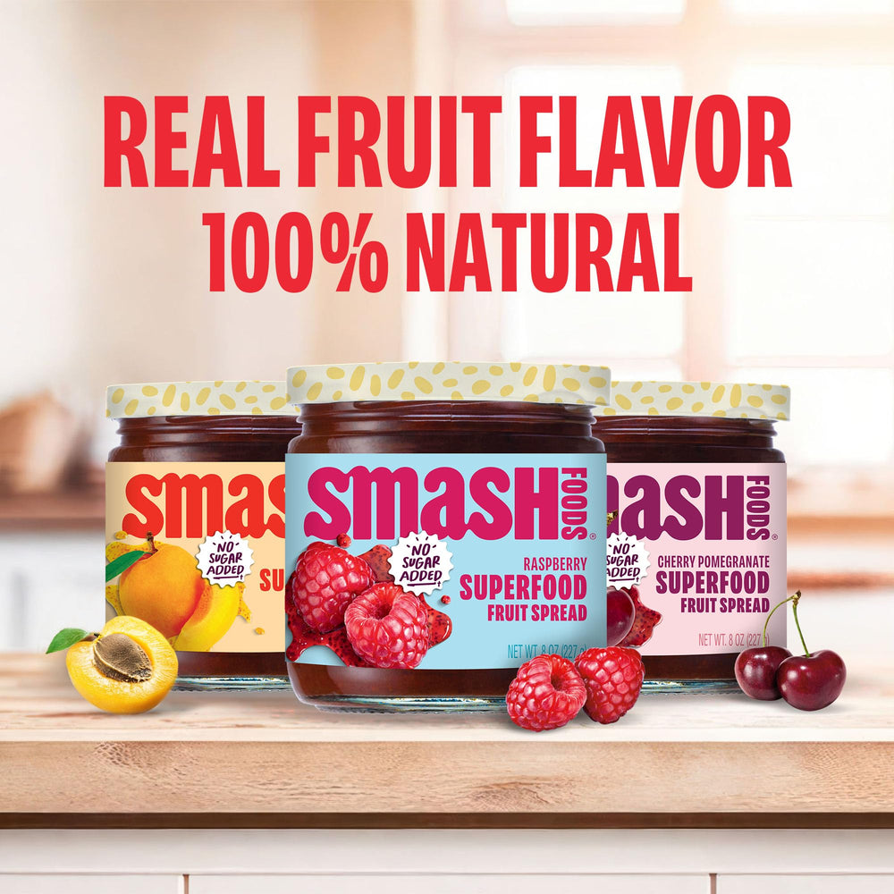 Chia Smash Apricot jam swirled into oats for a naturally sweet start.