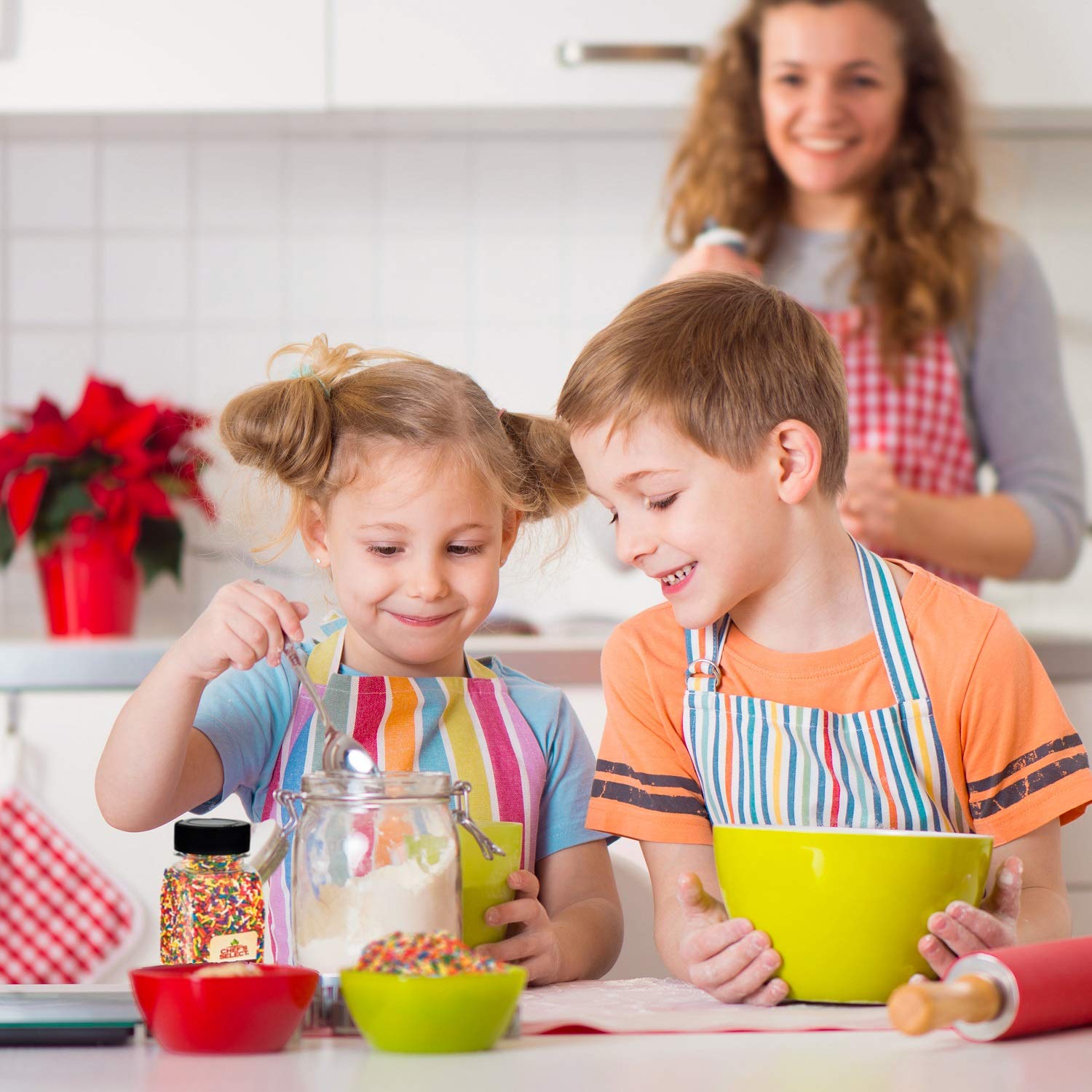 CHICHL Chefs Select Rainbow Sprinkles gluten-free certification supports allergen-aware baking.