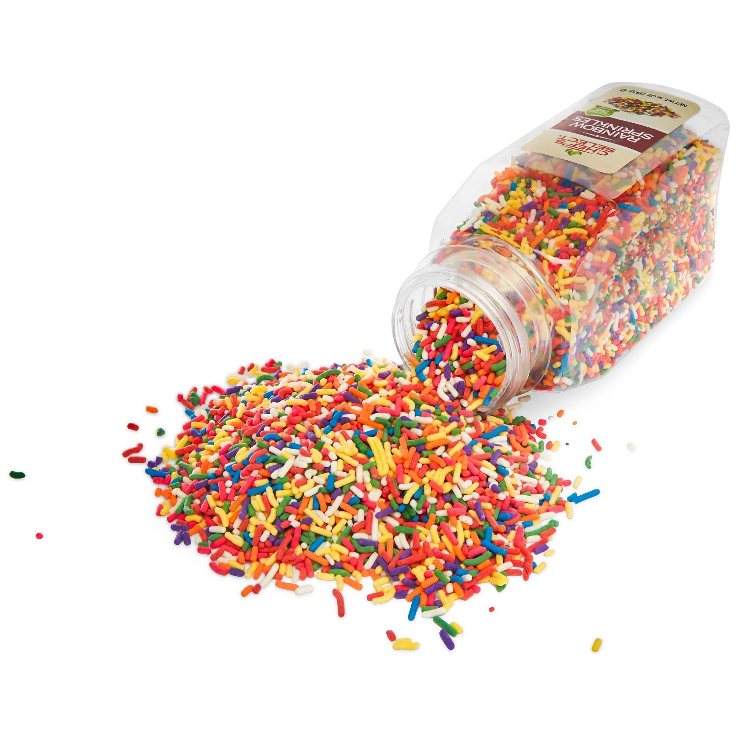 CHICHL Chefs Select Rainbow Sprinkles on cookies adds color and whimsy.