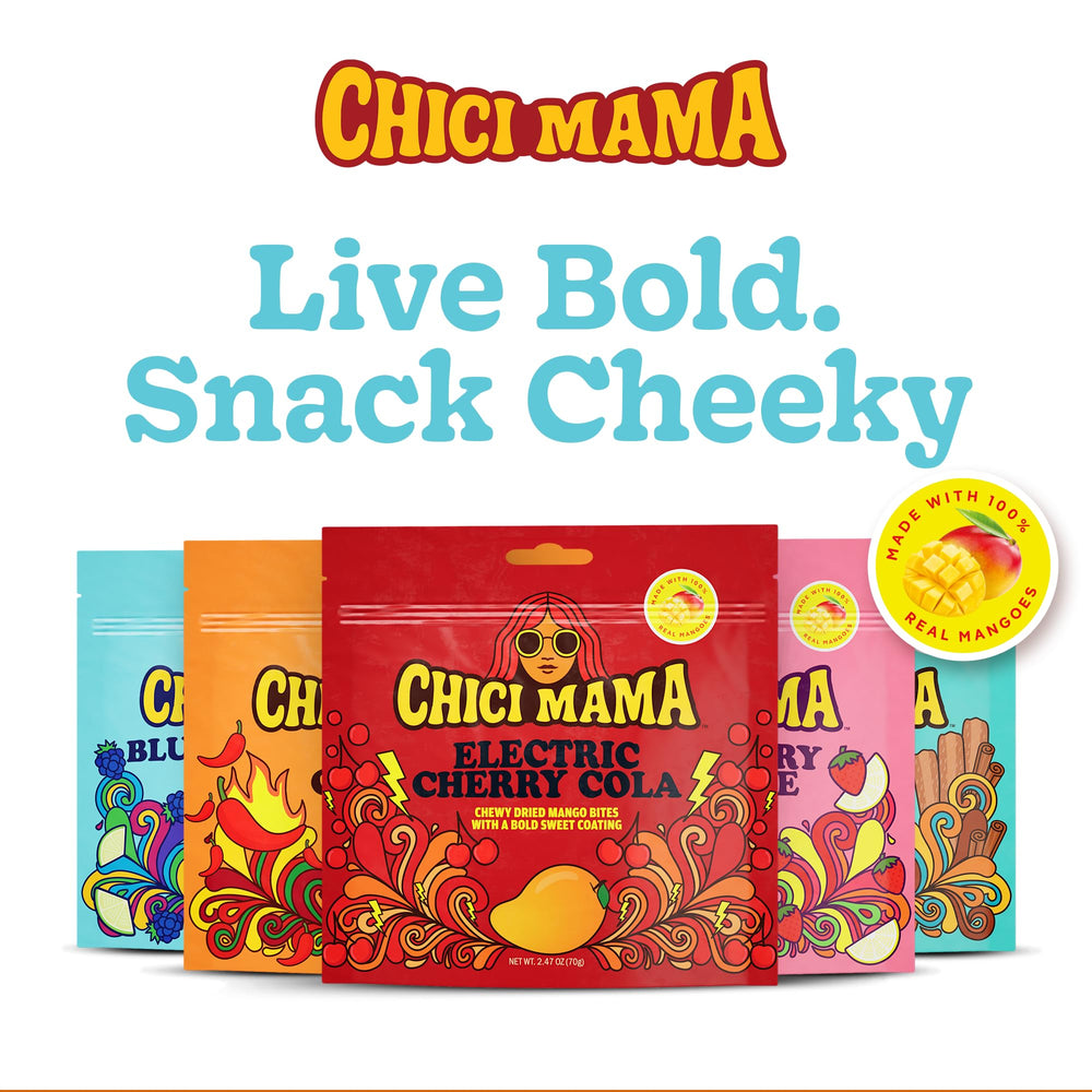 Chici Mama Bold fruity chew with no artificial colors or flavors