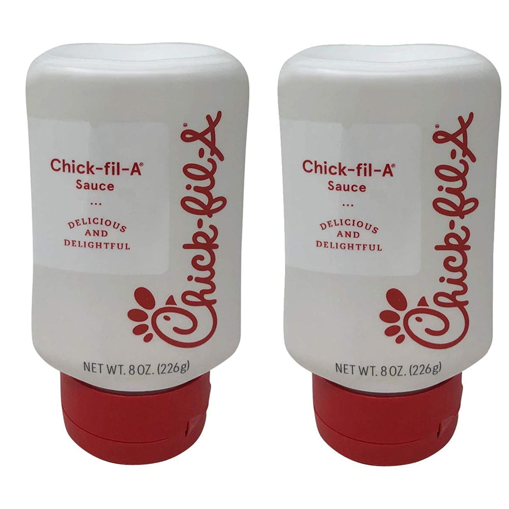 Chick-Fil-A sauce 8-oz bottle, two-pack, ideal for dipping fries and marinating meats