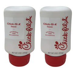 Chick-Fil-A sauce 8-oz bottle, two-pack, ideal for dipping fries and marinating meats