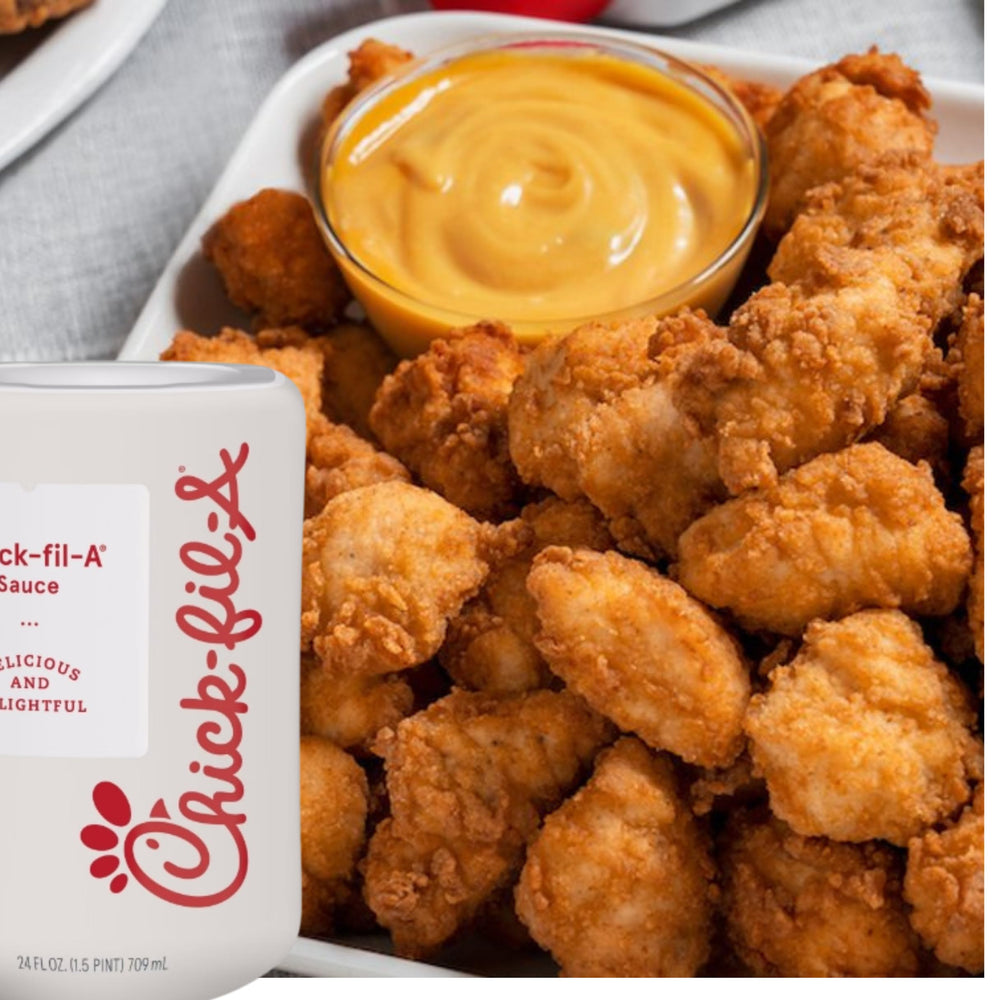 Glazing and marinating with Chick-fil-A sauces at home.