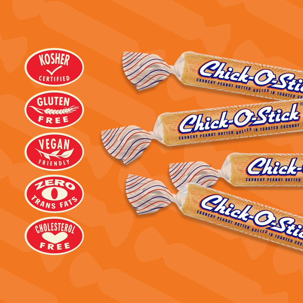 Chick o stick 0.36-ounce pieces, 48-count multi-pack.