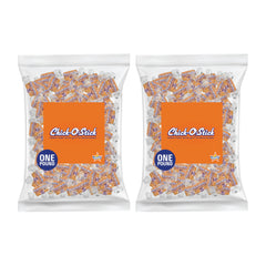 Chick o Stick crunchy peanut butter candies with toasted coconut for a satisfying bite