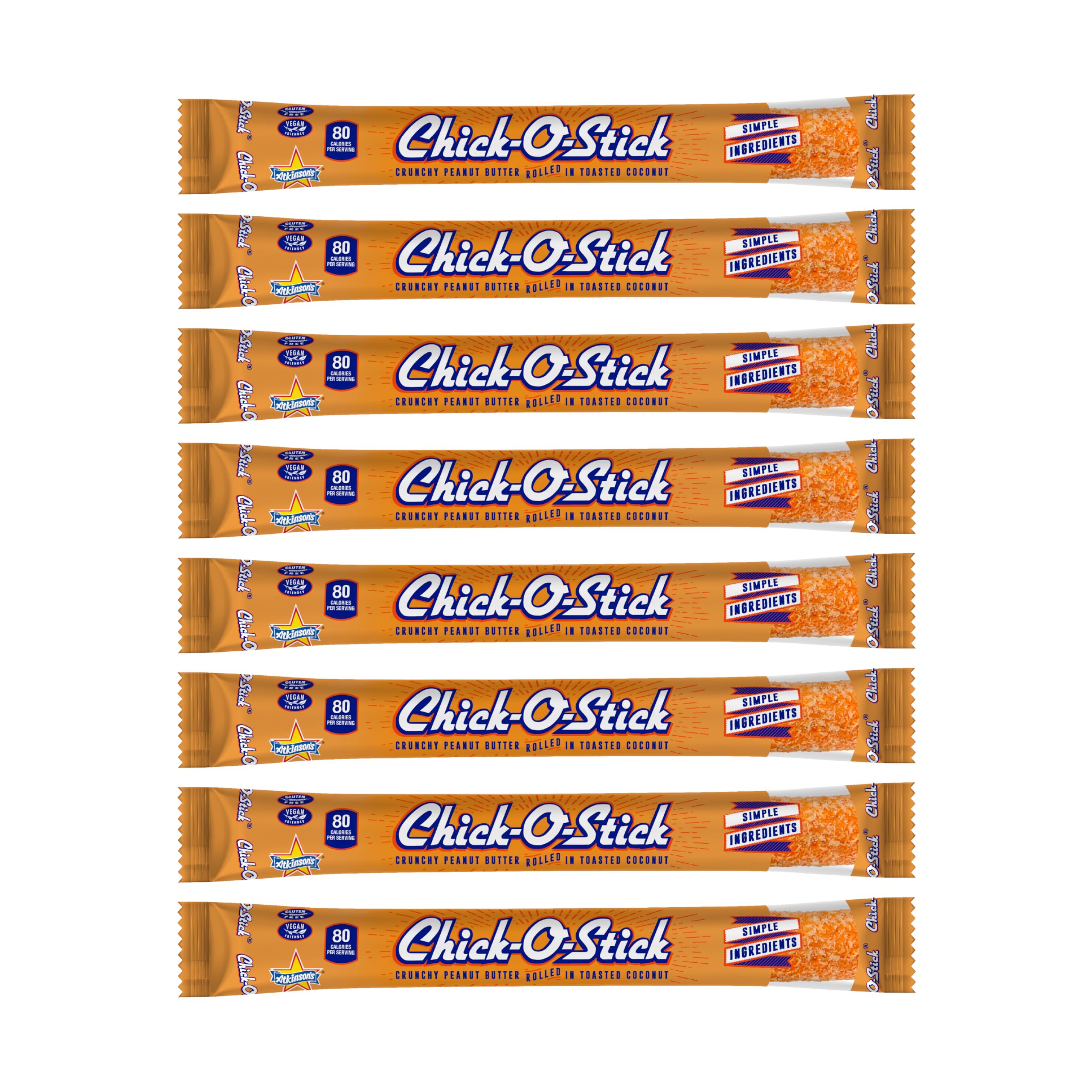 Chick o Stick crunchy peanut butter image showcases an on-the-go snack moment.