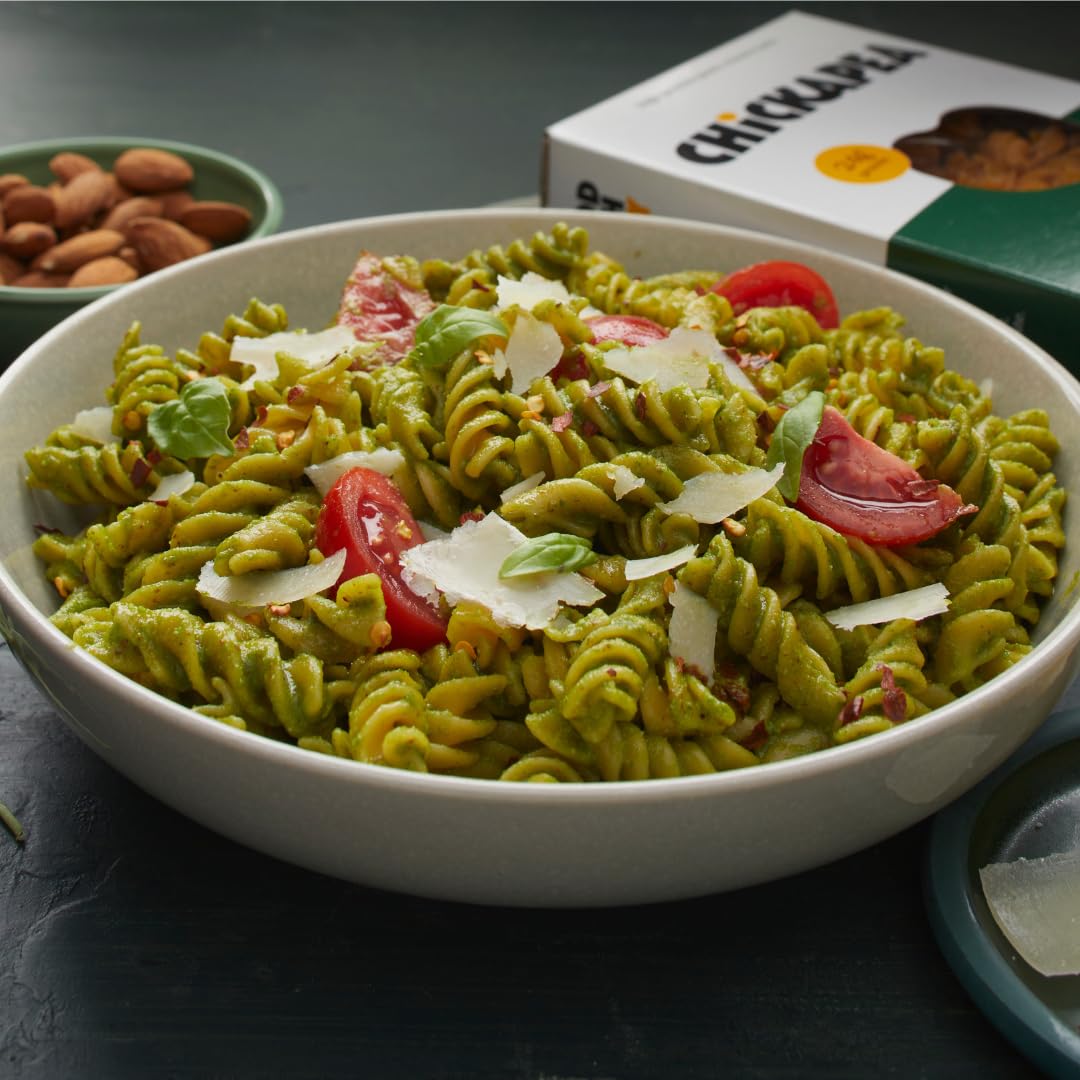 Chickapea B Corp pasta supporting communities and nutrition.
