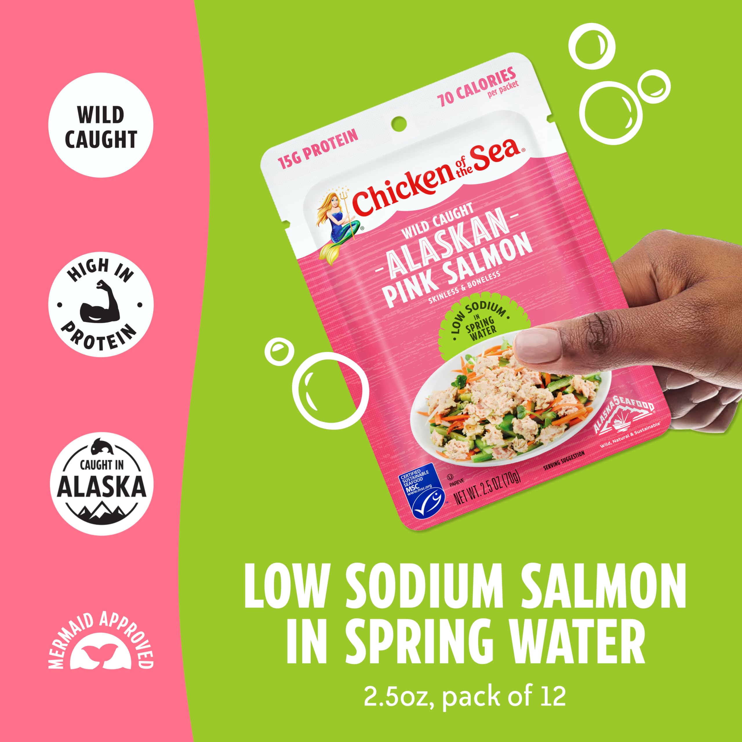 Chicken of the Sea pink salmon bowl provides a quick, protein-rich meal for busy days.