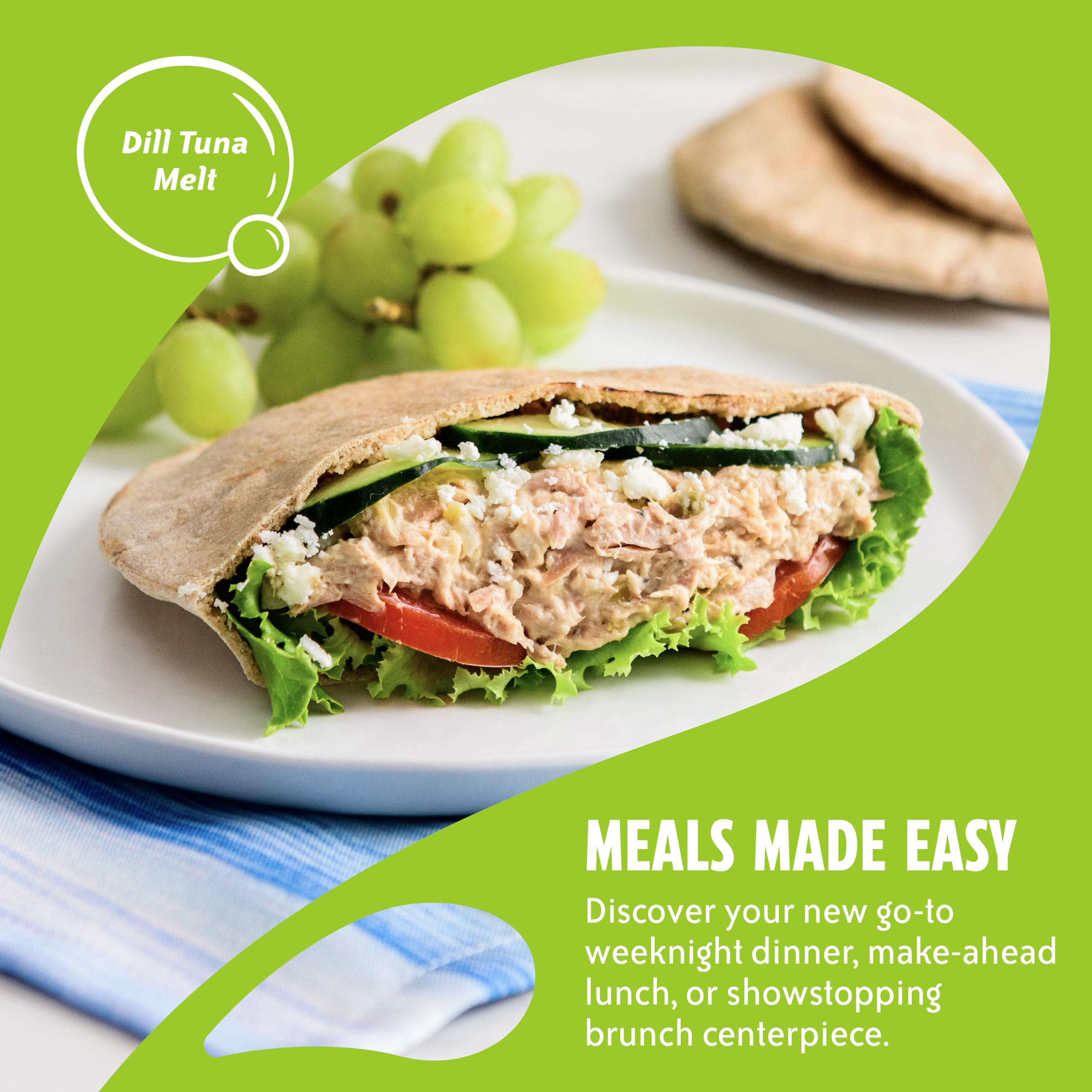 Chicken of the Sea dill tuna nutrition facts label
