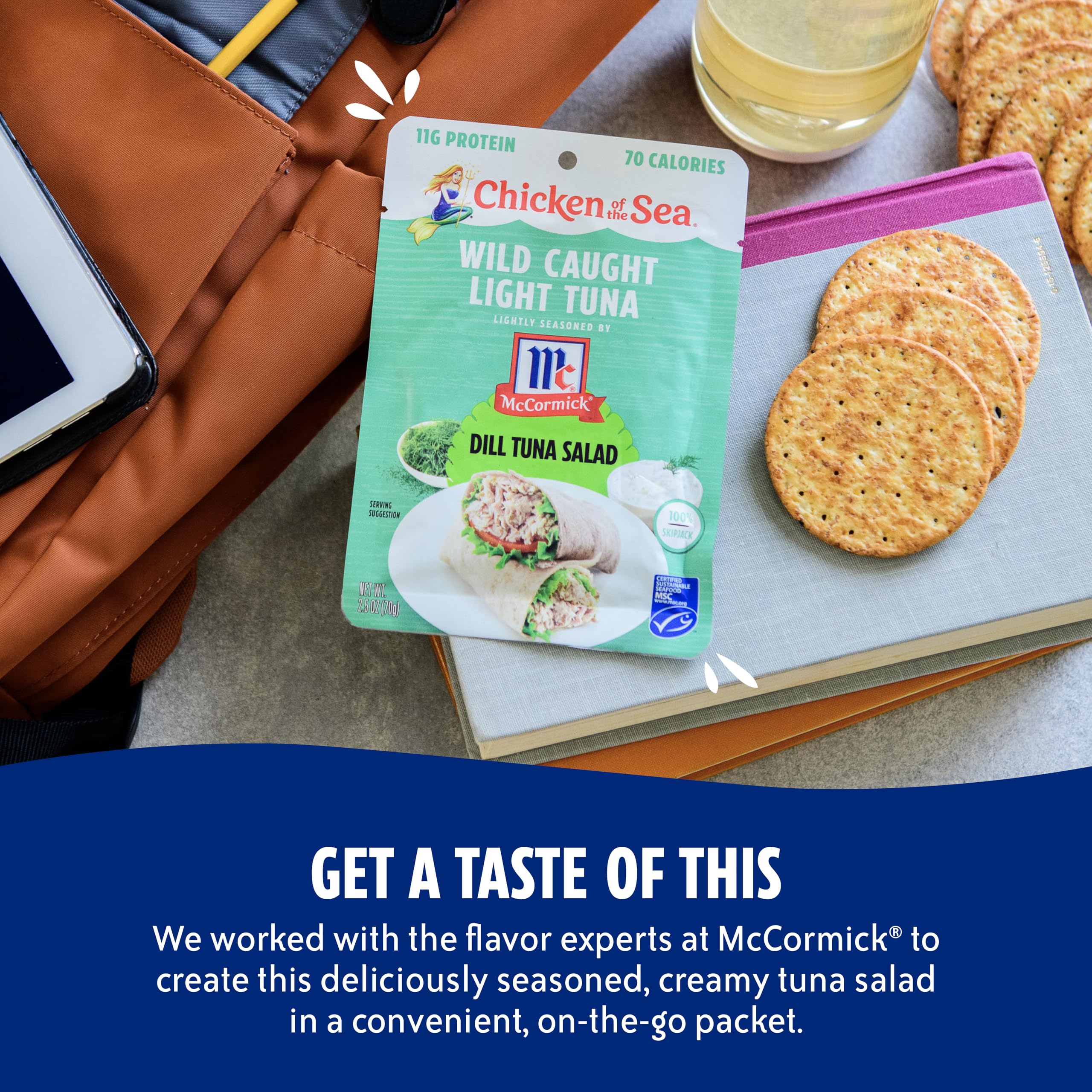 Chicken of the Sea dill tuna sandwich idea