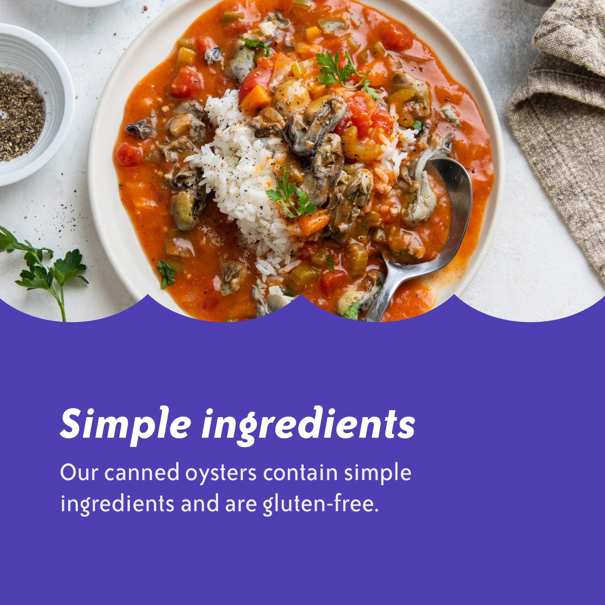 Oysters poured into a bowl; smooth oil carries savory aroma.