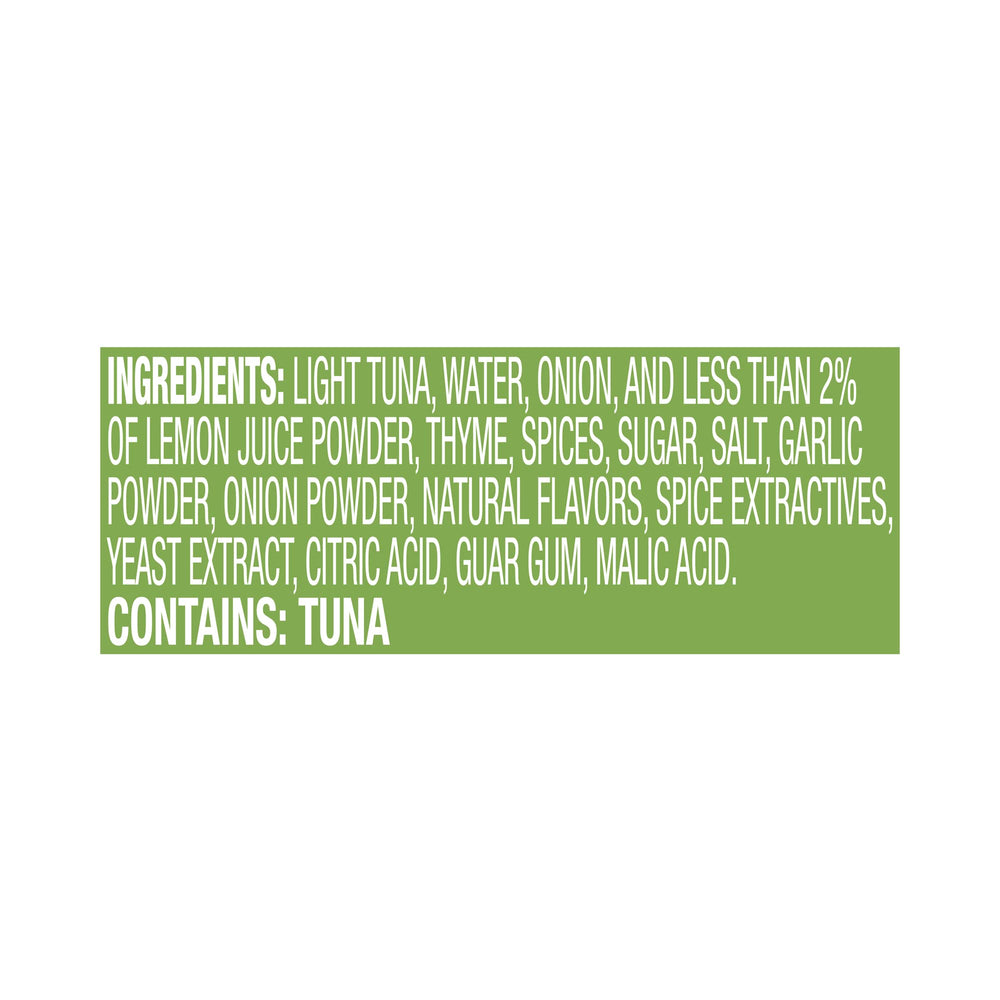 Chicken of the Sea Infusions Tuna Wild-caught chunks in water, flavor with lemon thyme for quick protein
