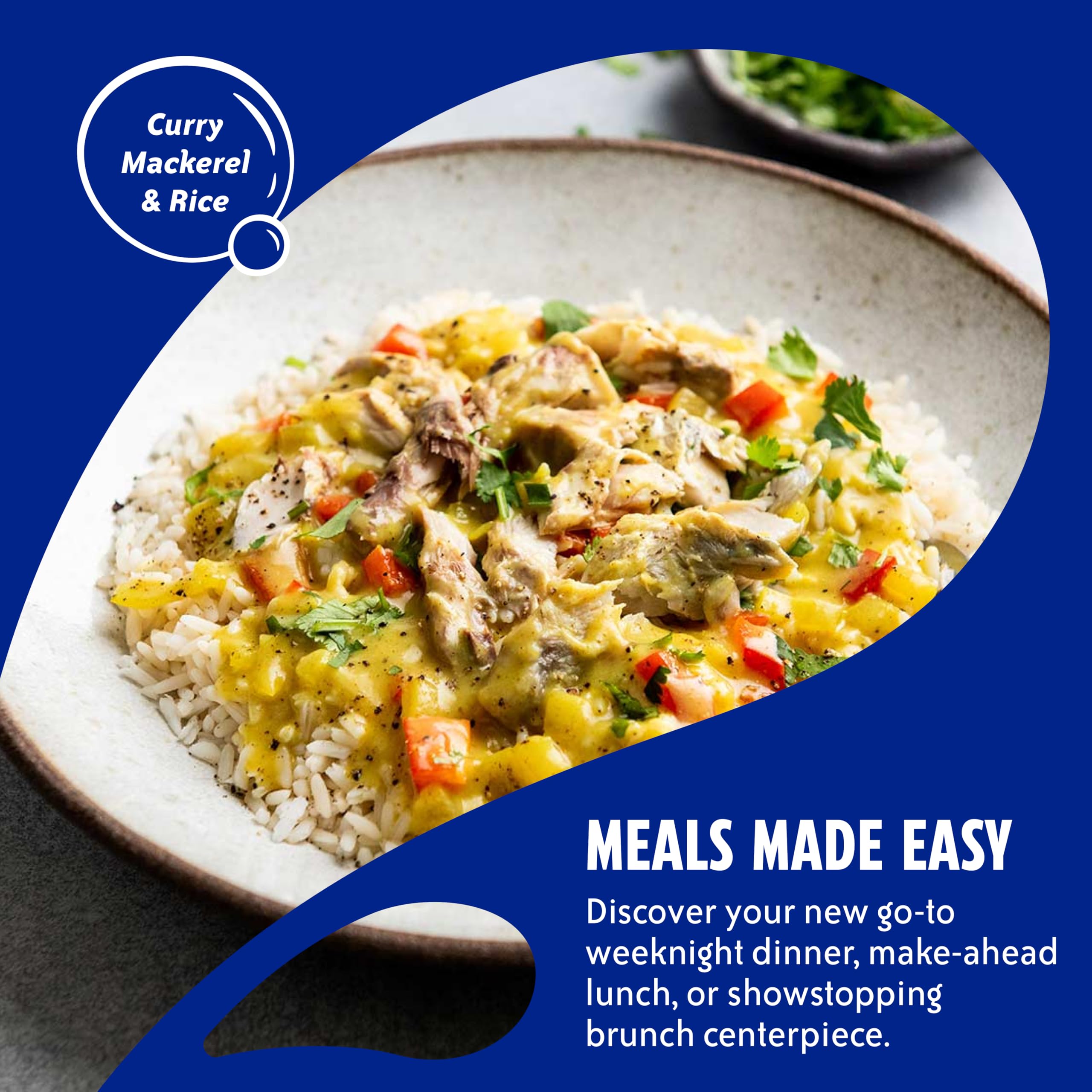 Chicken of the Sea mackerel in oil served on a salad bowl with greens