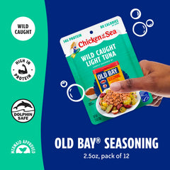 Chicken of the Sea OLD BAY tuna pouch ideal for quick protein boost.