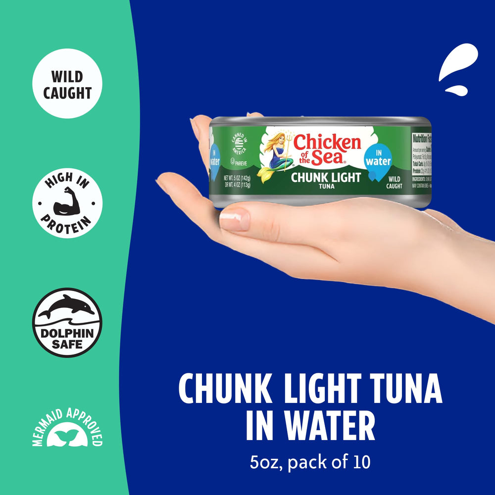 Chicken of the Sea ready-to-eat tuna salad can for easy lunches.