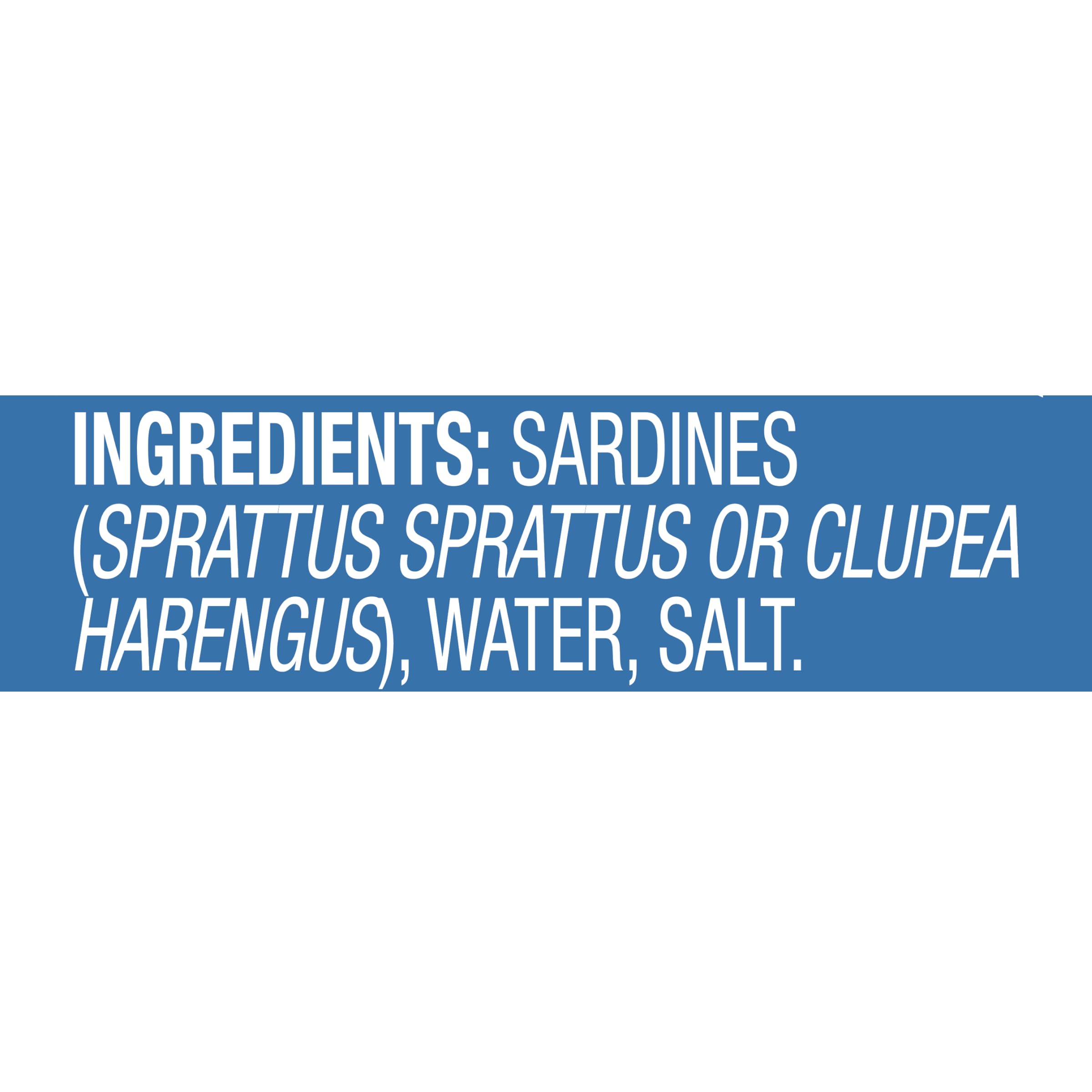 Chicken of the Sea sardines over a salad bowl, convenient high-protein topping.