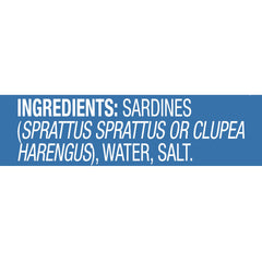 Chicken of the Sea sardines over a salad bowl, convenient high-protein topping.