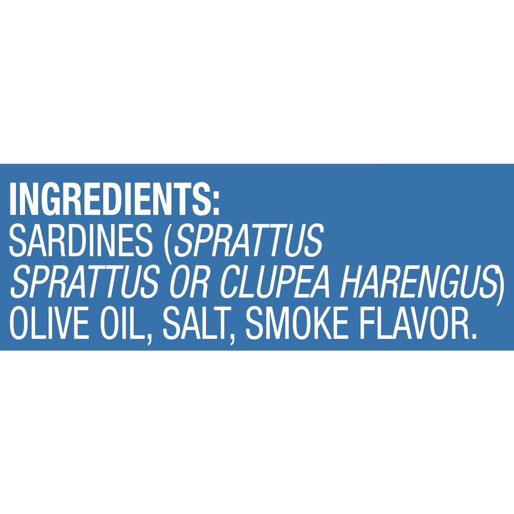Sardines served on sourdough toast with olive oil from Chicken of the Sea.