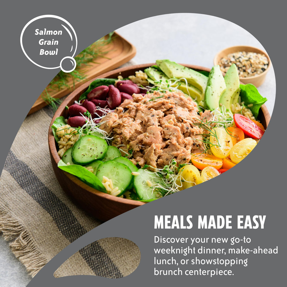 Chicken of the Sea six-pack salmon offers convenient protein for meal prep