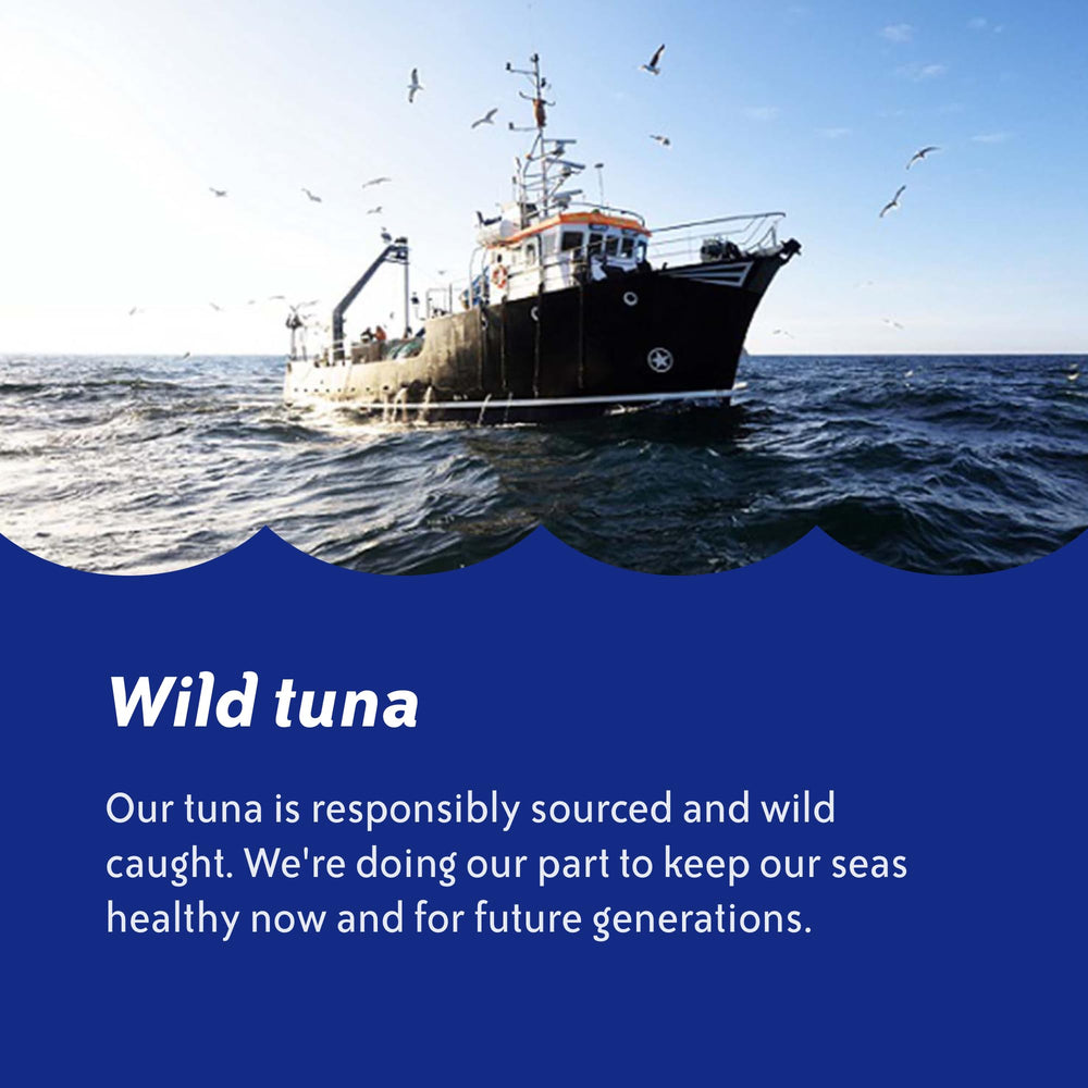 Lean protein tuna in water to fuel busy days.