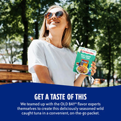 Chicken of the Sea wild tuna in water MSC-certified label emphasizes sustainability.