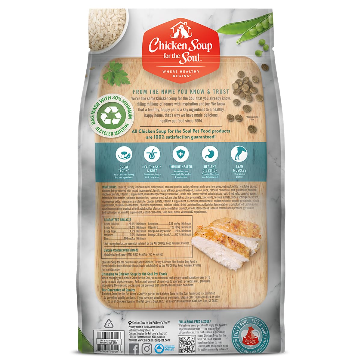 Chicken Soup for the Soul daily feeding ritual kibble for balanced adult nutrition
