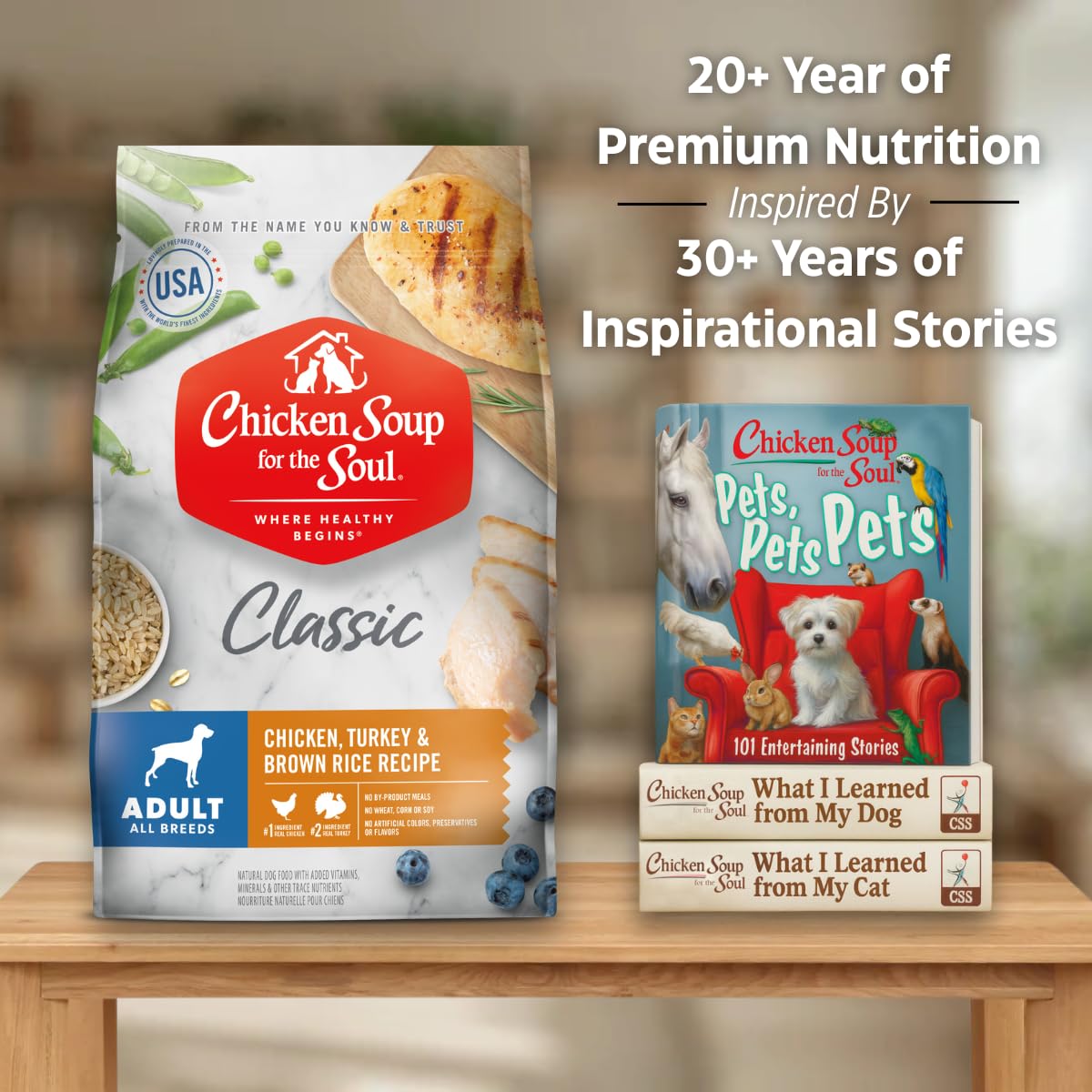 Chicken Soup for the Soul made-in-the-usa dog food bag