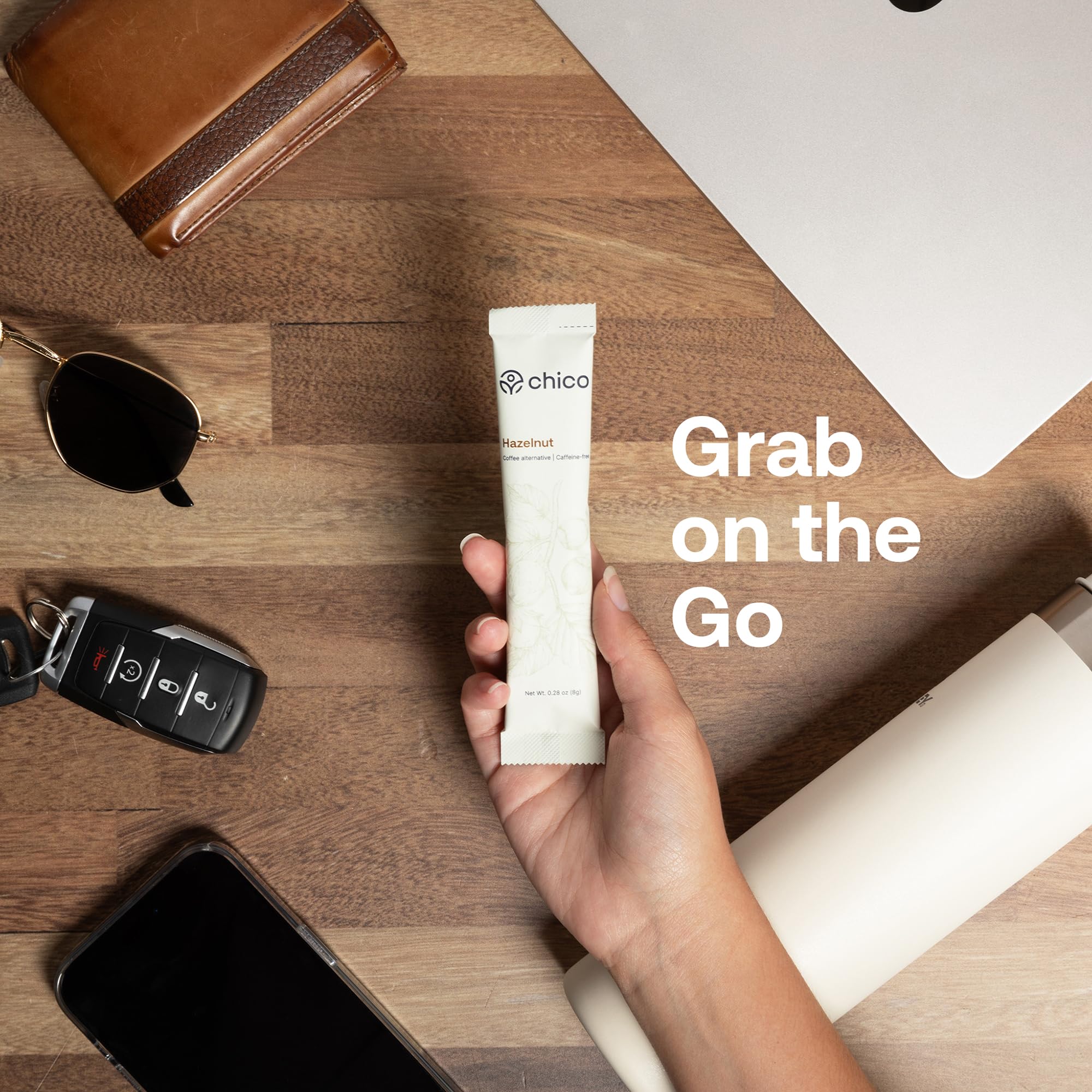 Chico caffeine-free energy stick packs offer a gentle afternoon lift