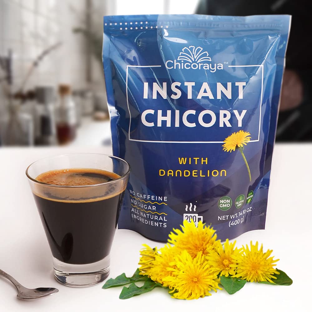 CHICORAYA packaging on a kitchen shelf, keto-friendly option