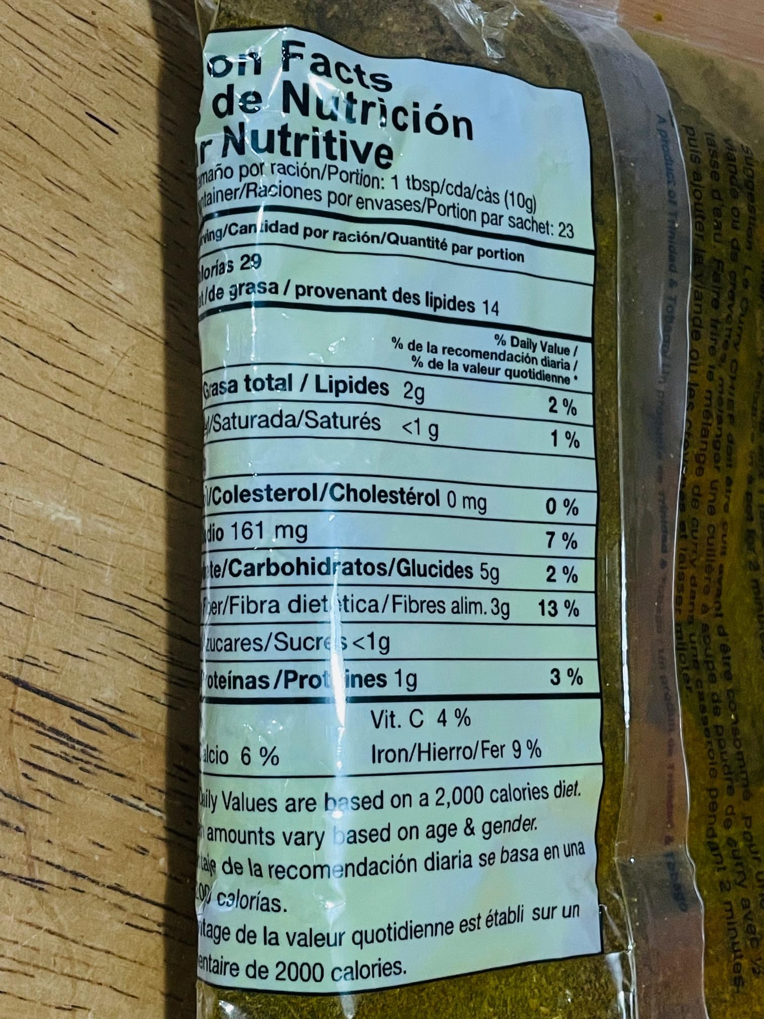 Chief Brand Trinidad Tobago curry powder label reflecting heritage inspiration for island meals