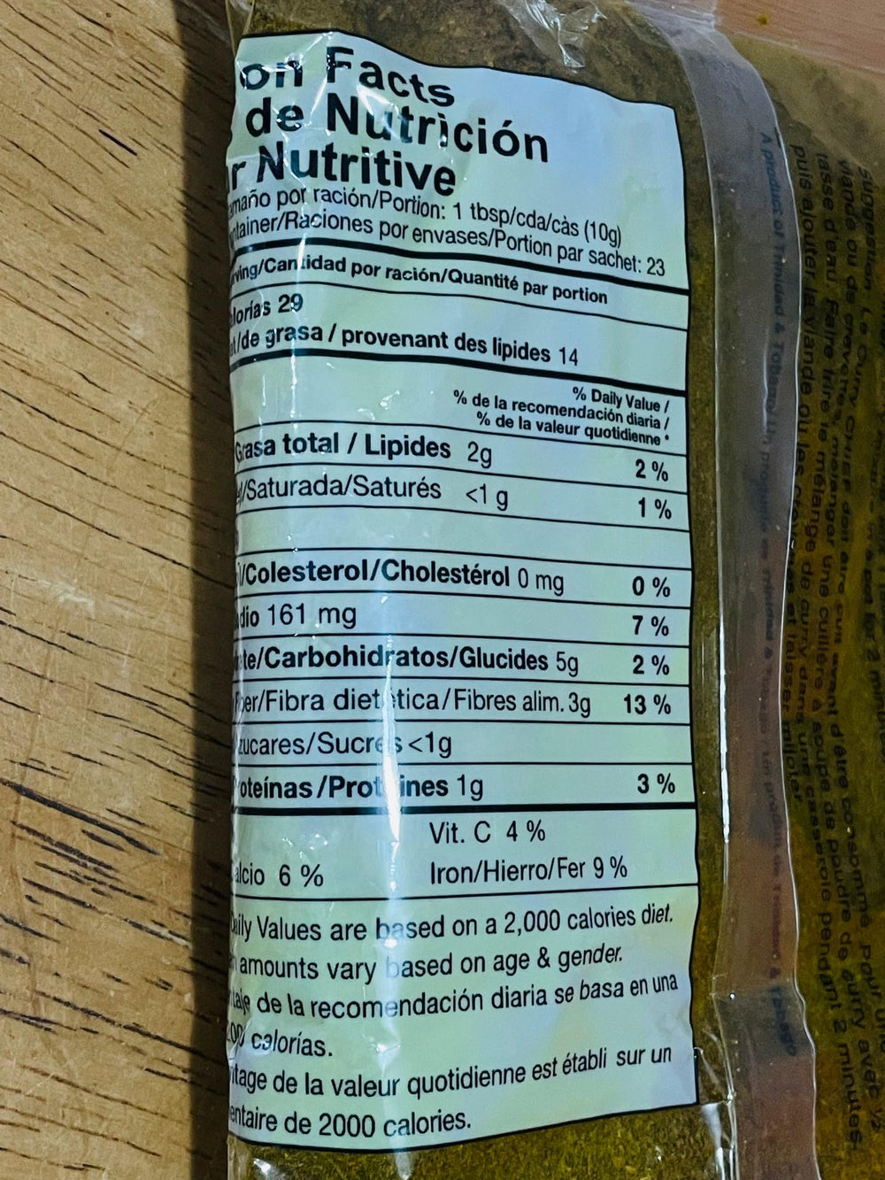 Chief Brand Trinidad Tobago curry powder label reflecting heritage inspiration for island meals