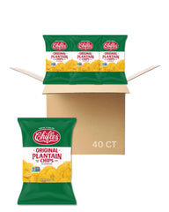 Chifles Original Plantain Chips in a bag with a crunchy sea-salt texture.