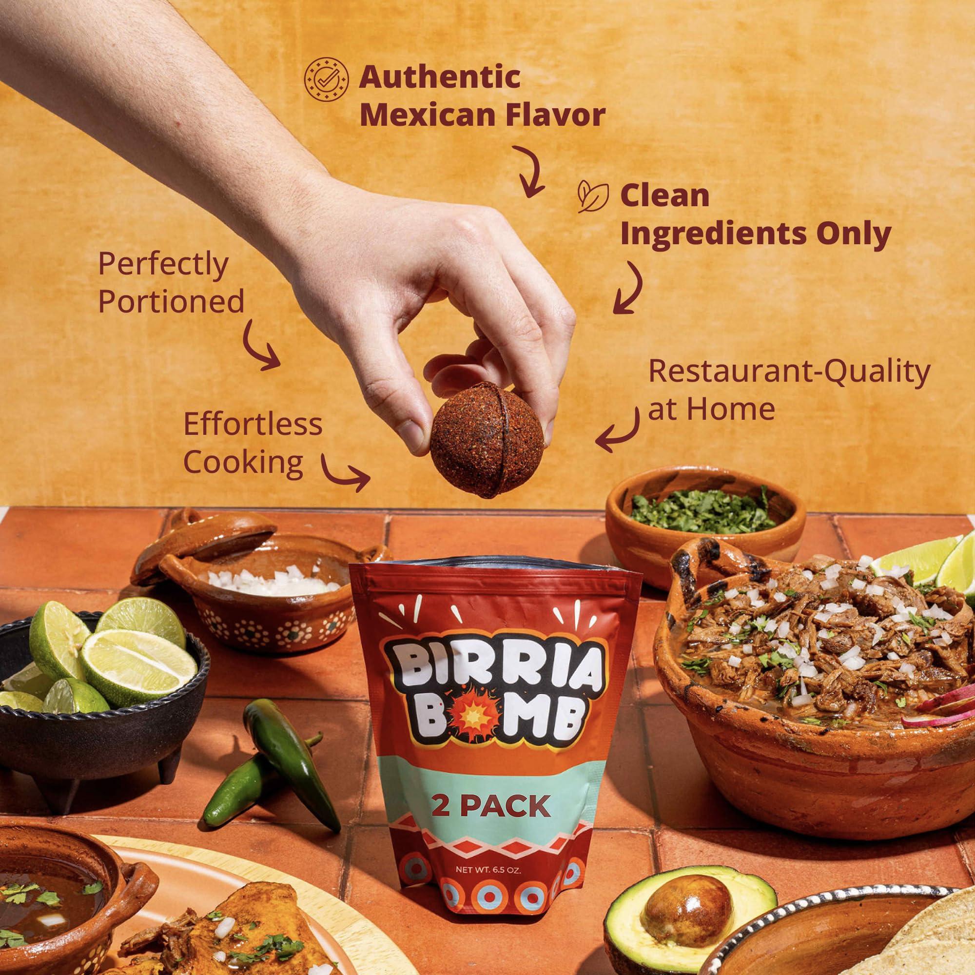 Chilemoy Birria Balls simmering sauce in pan delivering quick weeknight flavor