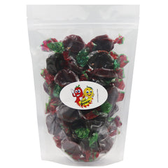 CHILI SOUR pomegranate lavashak bar, bite-size Persian fruit treat