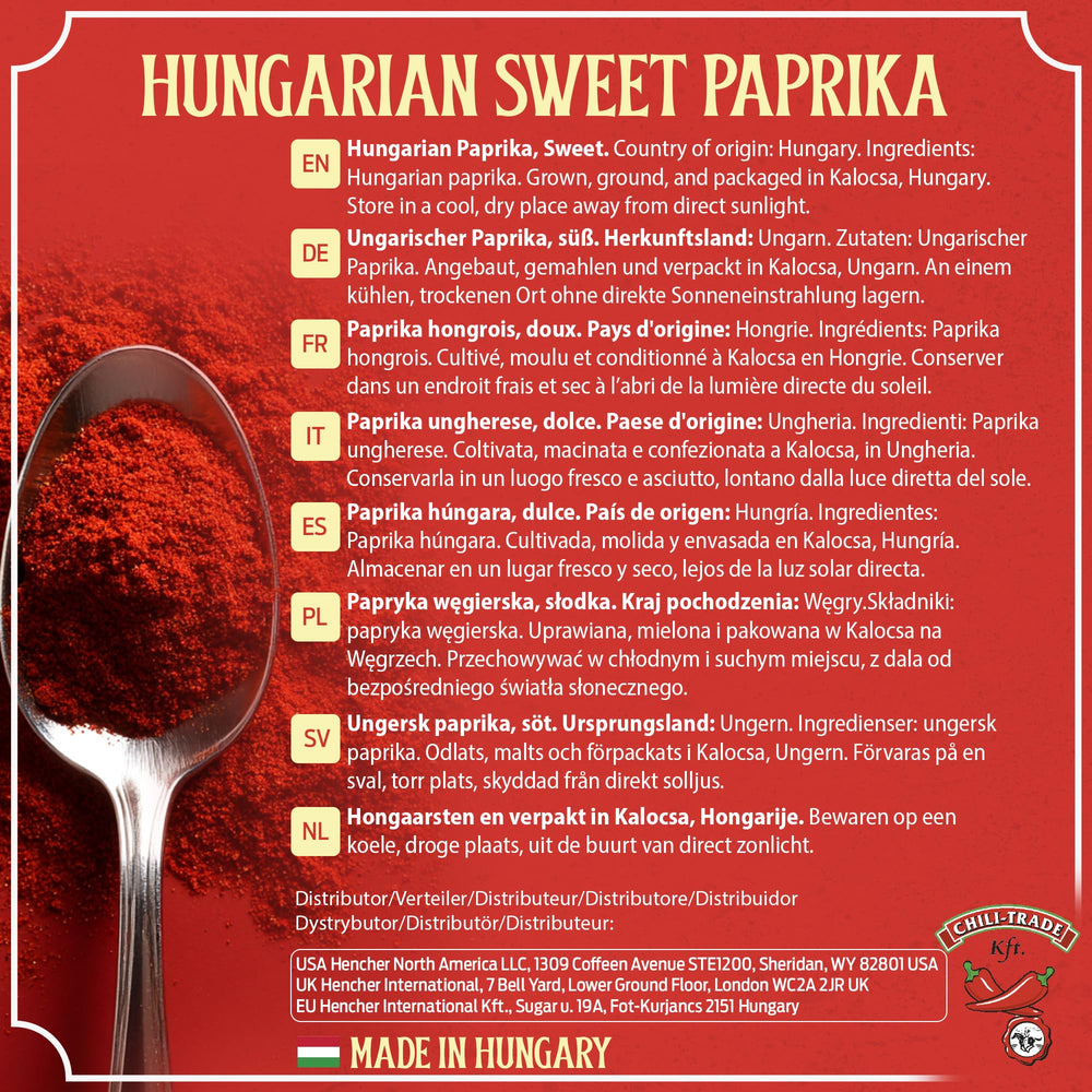 CHILI-TRADE Hungarian Sweet Paprika Kalocsa fields signaling premium paprika quality.