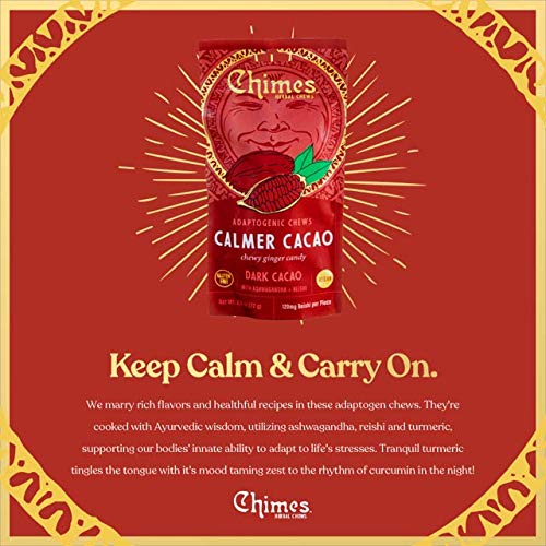 Chimes Calmer Cacao turmeric-inspired color and aroma add warm spice