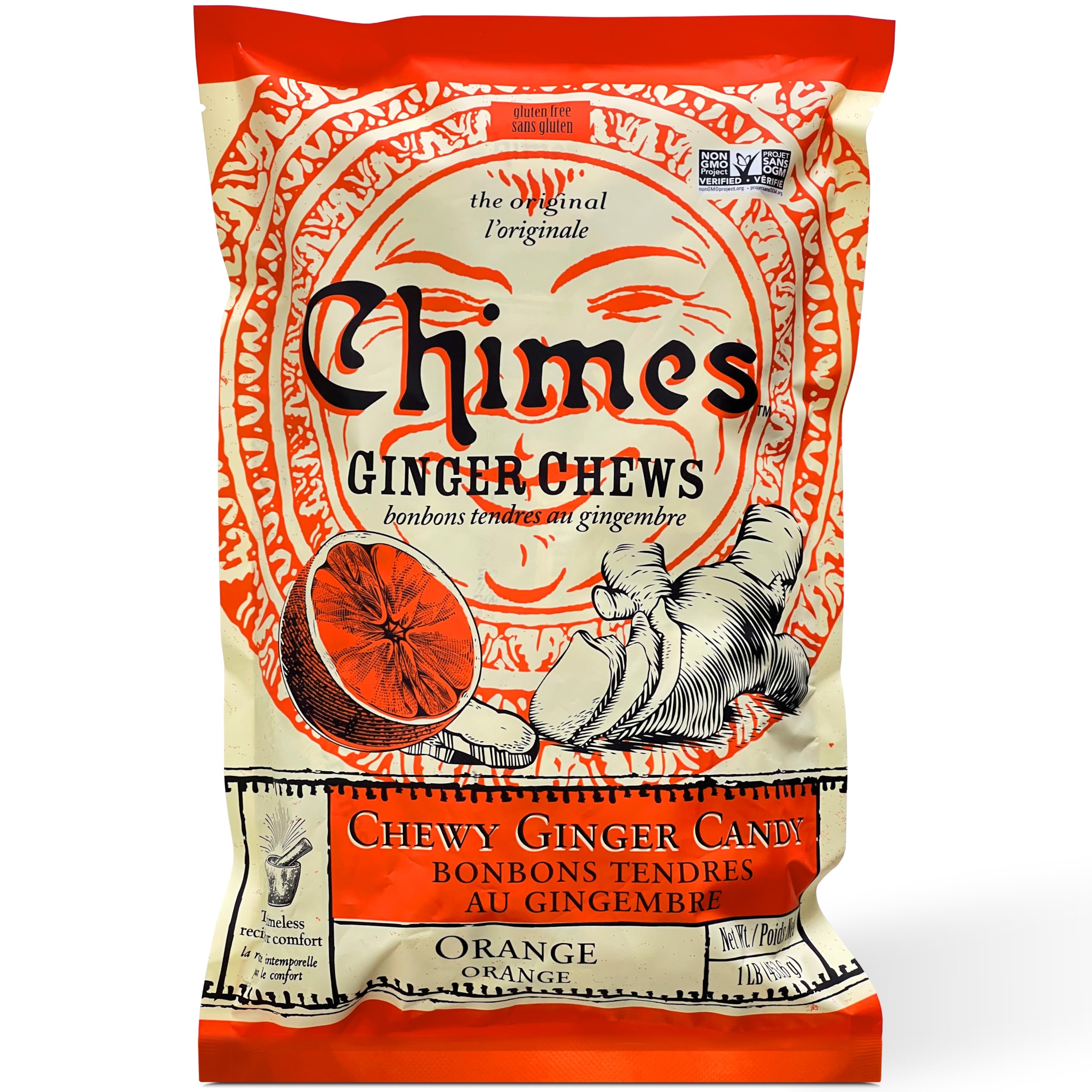 Chimes heritage recipe image emphasizes near century of confection craft.