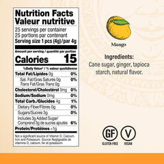 Chimes Mango Ginger Chews close-up highlighting chewy texture for on-the-go snacking