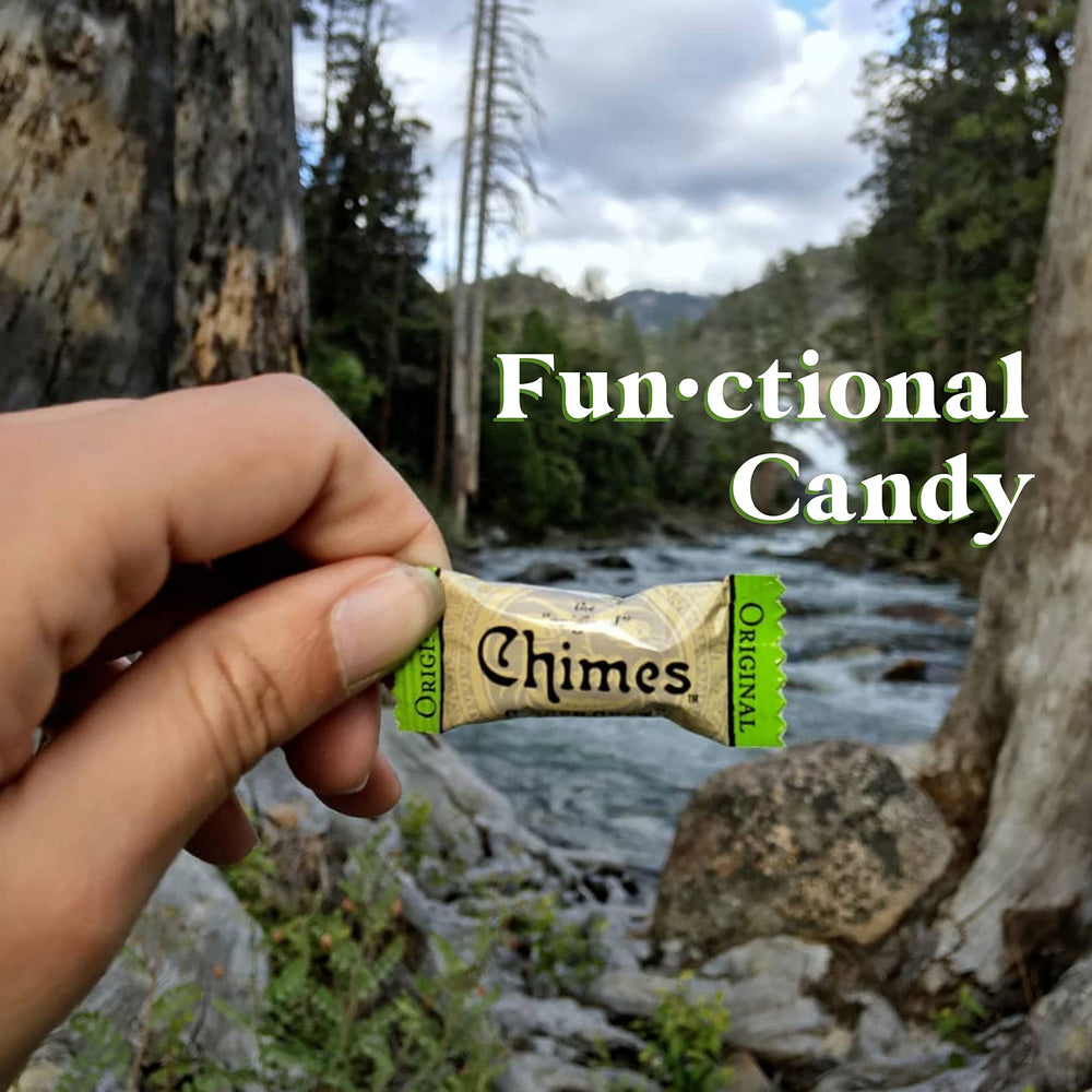 Chimes Original Ginger Chews serving tray, perfect for sharing