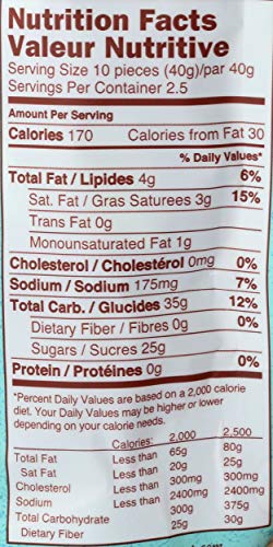 Chimes Toffee Hard Coconut Sea Salt macro texture captures crisp bite.