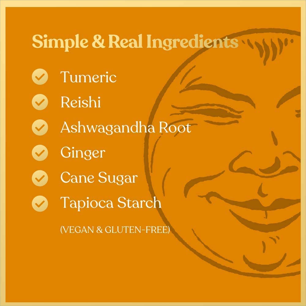 Chimes Tranquil Turmeric curcumin detail highlights turmeric-derived curcumin presence