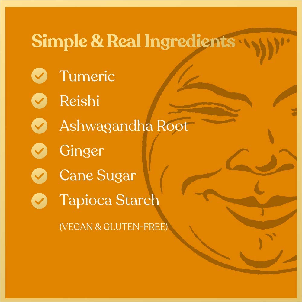 Chimes Tranquil Turmeric Ginger Chews two-pack display ready for sharing.