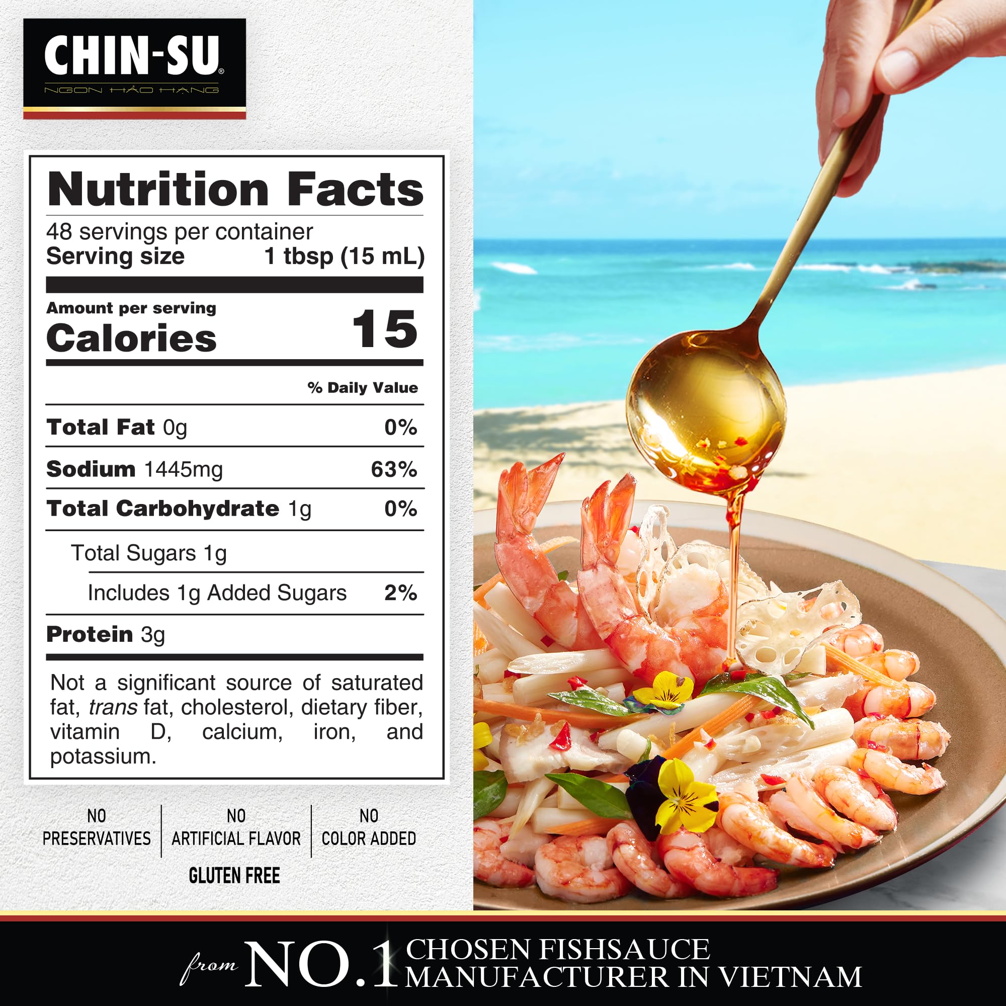 CHIN-SU fresh anchovies on boat highlight authentic Vietnamese flavor.