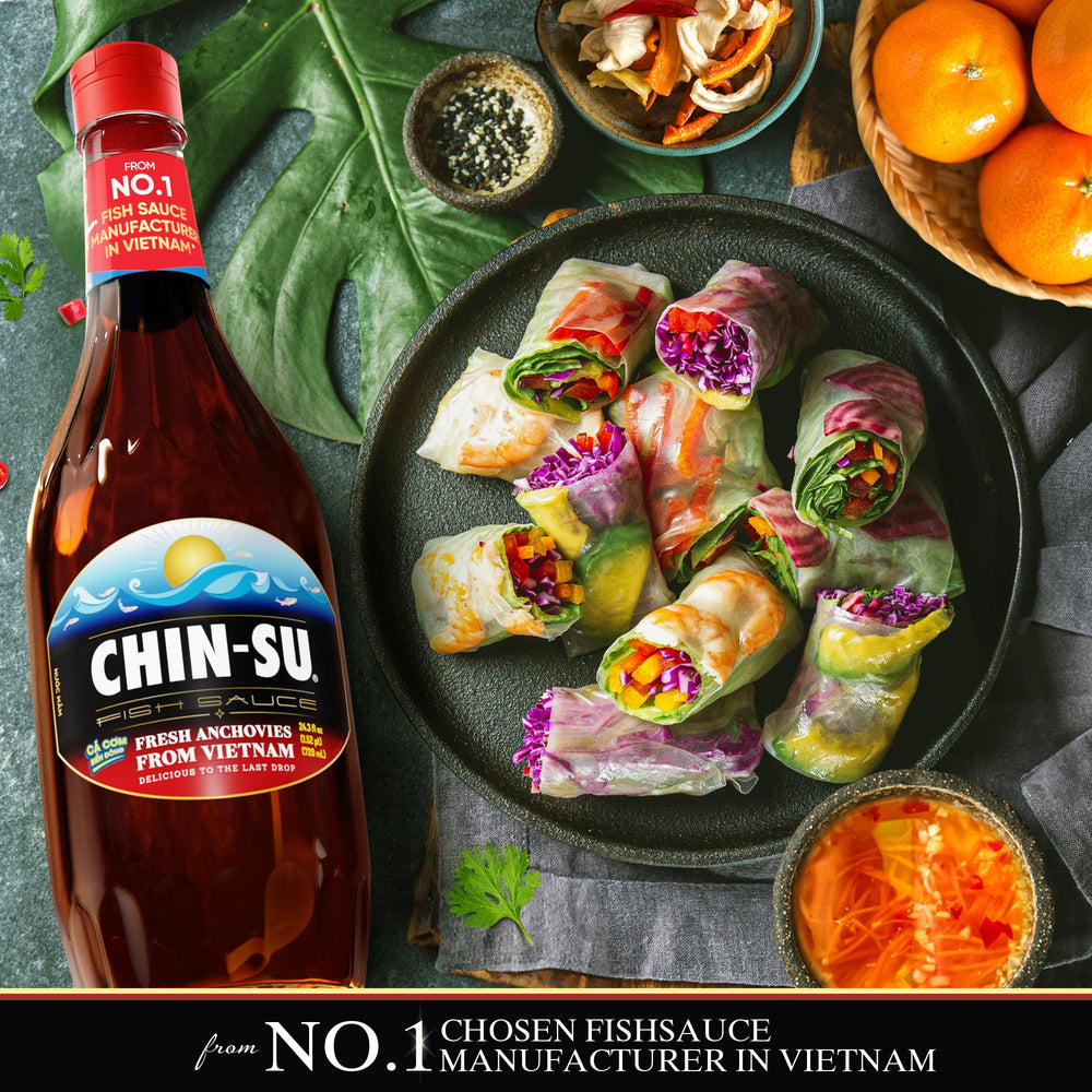 CHIN-SU kitchen-ready sauce for marinades and stir-fries.