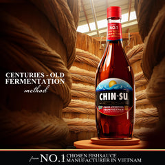 CHIN-SU one-year aged anchovy sauce deepens savory depth.