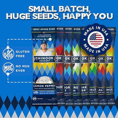 Chinook Seedery Original flavor roasted seeds, a classic protein-packed snack.